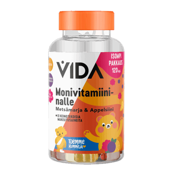 Vida monivitamiininalle metsamarjaappelsiini 120kpl