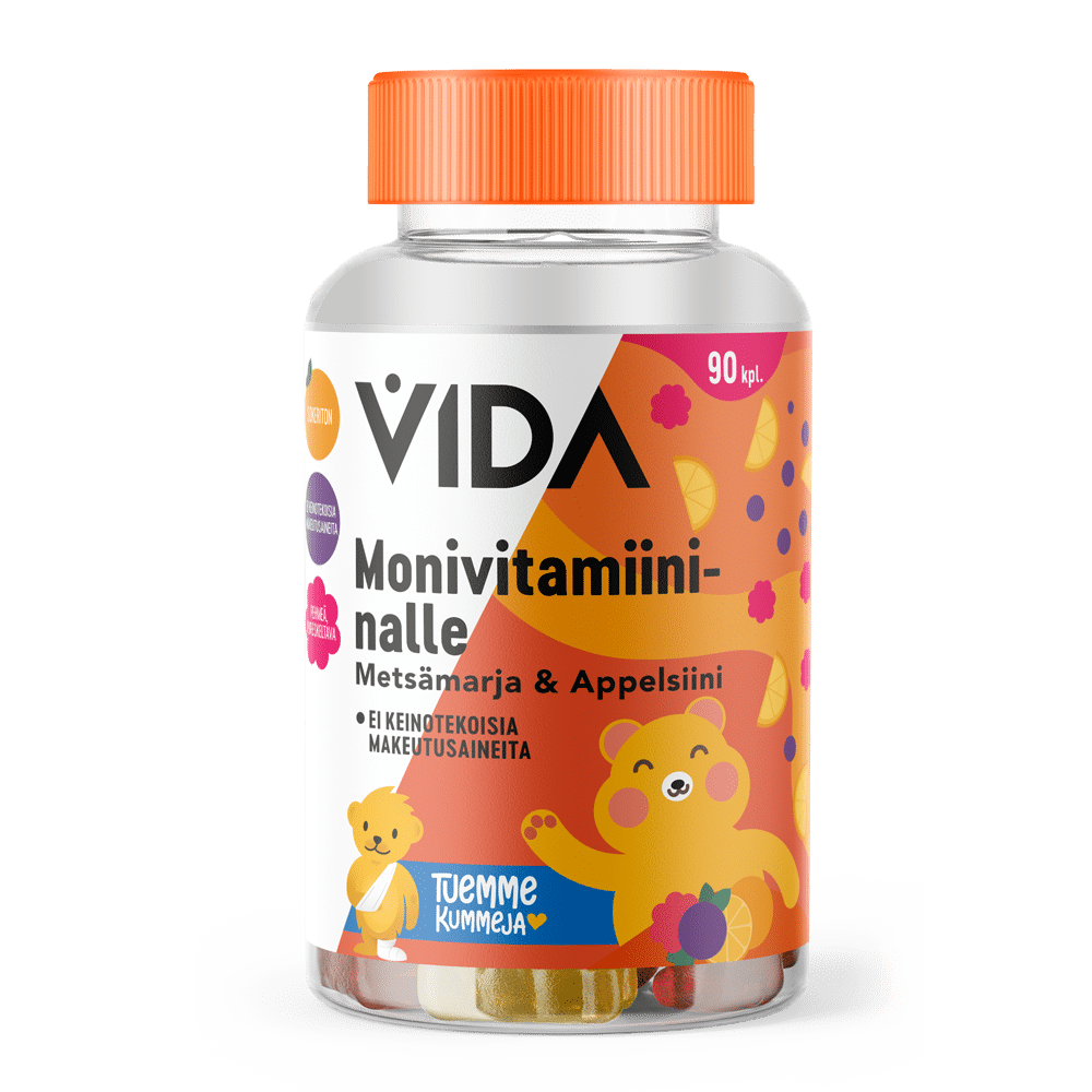 Vida monivitamiininalle metsamarjaappelsiini 90kpl