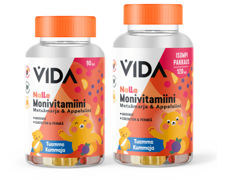 Vida Monivitamiininallet lasten vitamiinit