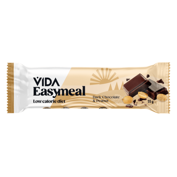 Vida Easy meal Dark Chocolate & Peanut 55 g ateriankorvikepatukka