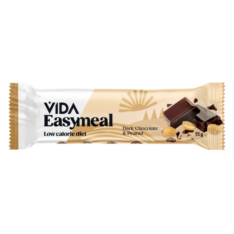 Vida Easy meal Dark Chocolate & Peanut 55 g ateriankorvikepatukka