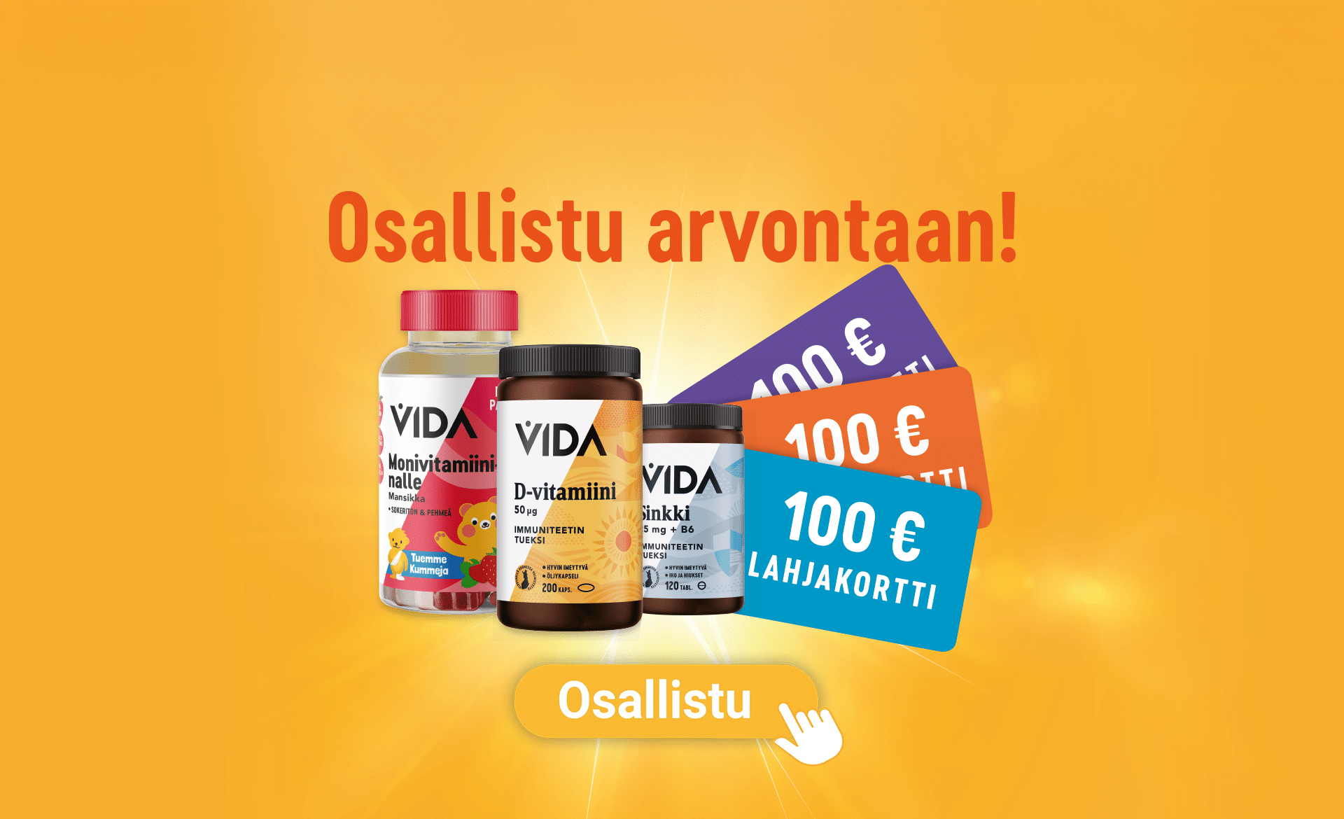 Vida - Osallistu arvontaan